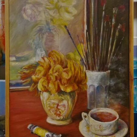 J.Kaleta Martwa natura (w pracowni) 83x63
