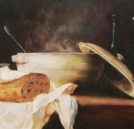 J.Kaleta Zaproszenie na żurek 50x70