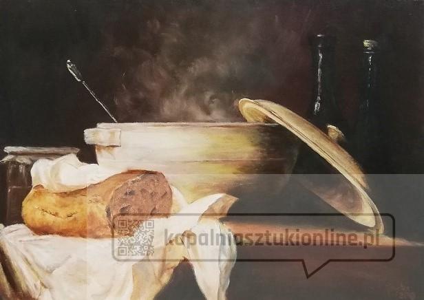 J.Kaleta Zaproszenie na żurek 50x70