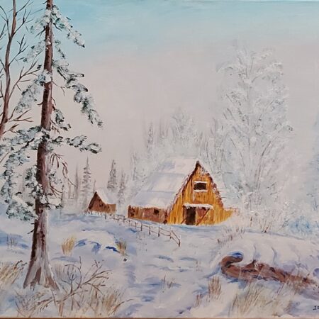 Ireneusz Dobranowski - Zima gospodarstwo. 11 50x40