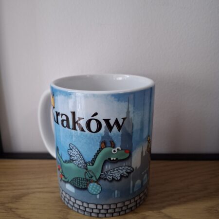Kubek 330 ml z grafiką Krakowa Beata Nadolska