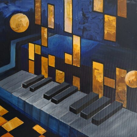 Marlena Stabrawa - Staccato, 60x50 cm