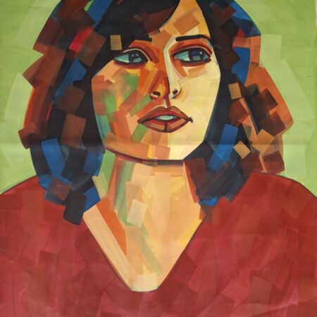 P.Kachny Girl in a red blouse 105x125 4500