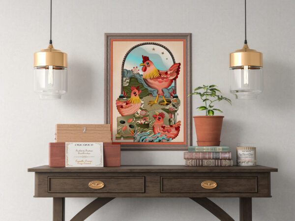 Vintage Poster Mockup by Anthony Boyd Graphics