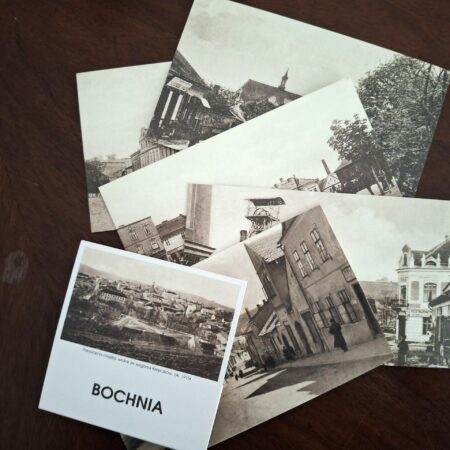 Bochnia pocztówki retro - komplet