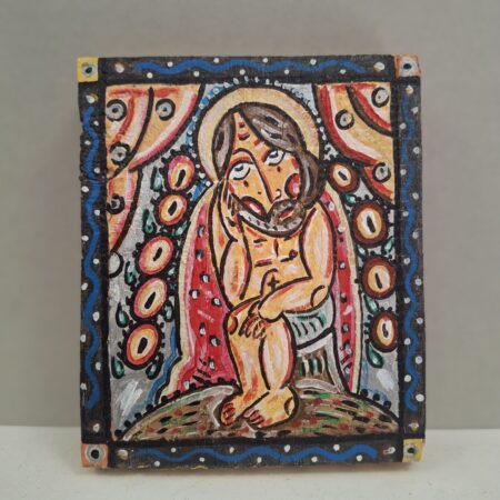 am 2 strony frasobliwy, o. pio 20x20