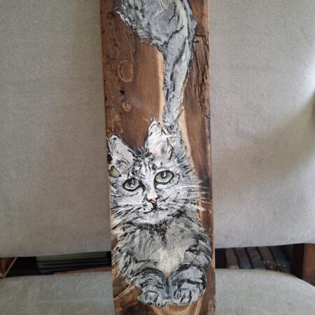 U.Wilczyńska, Kotek na desce, 10x34, 200